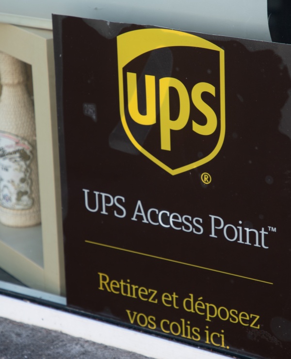 Solution logistique UPS à Bavay